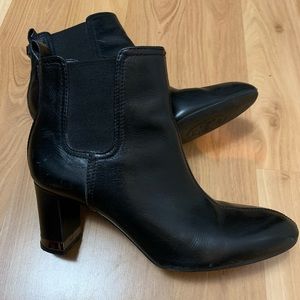 Tory Burch black heeled boots women’s size 9